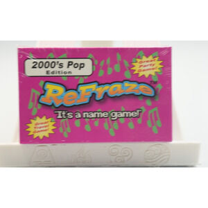 ReFraze 2000's Pop Edition Card Party Game - VTG 2000‎ Original NEW Sealed